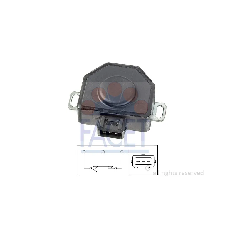 Capteur, position du papillon FACET 10.5079