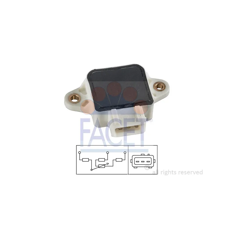 Capteur, position du papillon FACET 10.5082