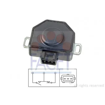 Capteur, position du papillon FACET 10.5084
