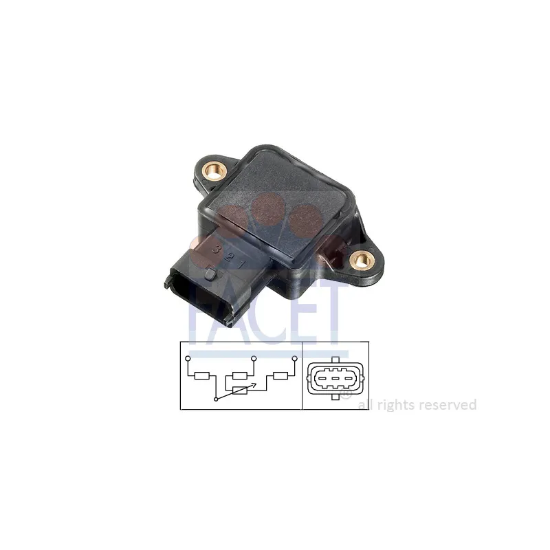 Capteur, position du papillon FACET 10.5086