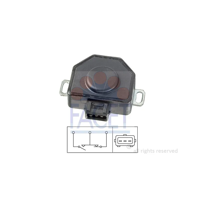 Capteur, position du papillon FACET 10.5091