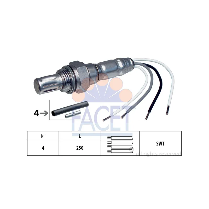 Sonde lambda FACET 10.7007