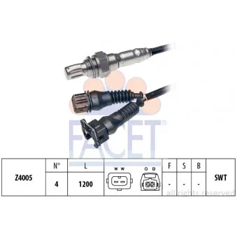 Sonde lambda FACET 10.7041