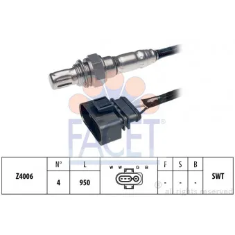 Sonde lambda FACET 10.7049
