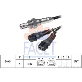 Sonde lambda FACET 10.7064