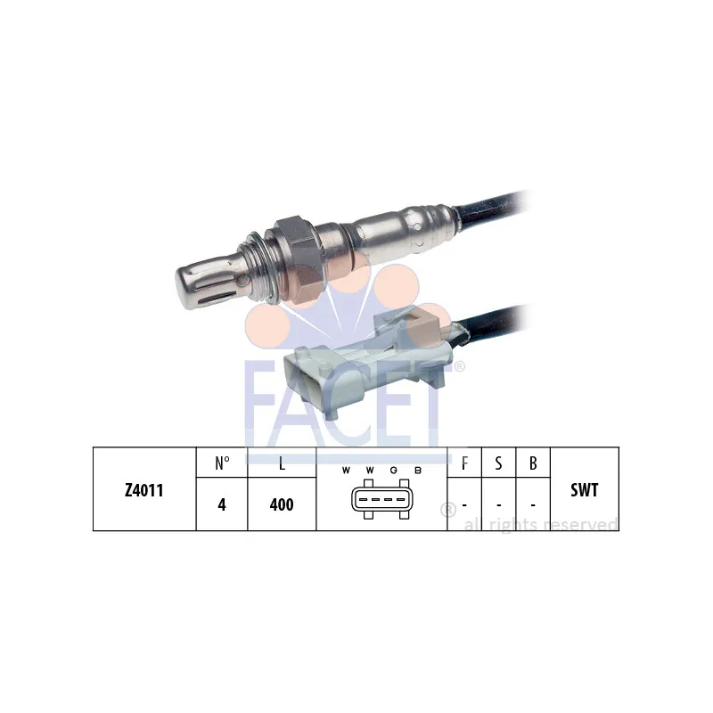 Sonde lambda FACET 10.7069