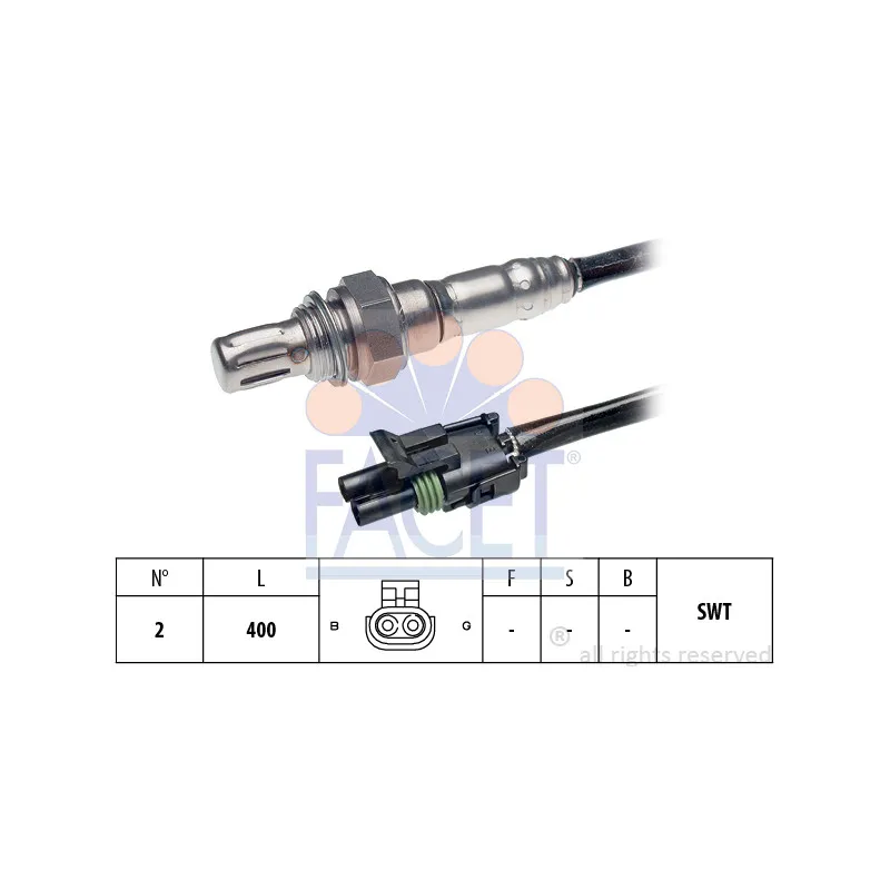 Sonde lambda FACET 10.7074