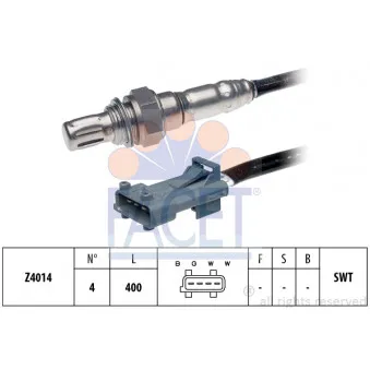 Sonde lambda FACET 10.7081