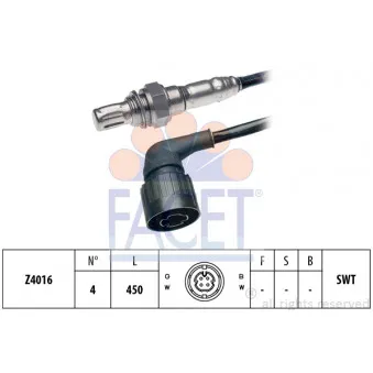 Sonde lambda FACET 10.7101