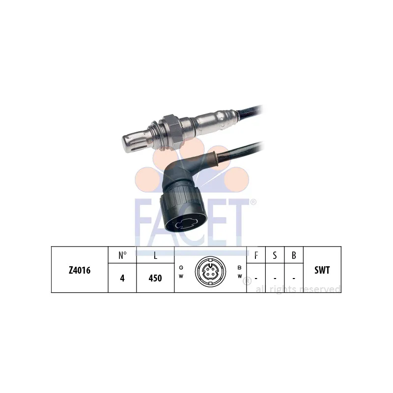 Sonde lambda FACET 10.7101