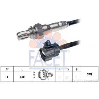 Sonde lambda FACET 10.7110
