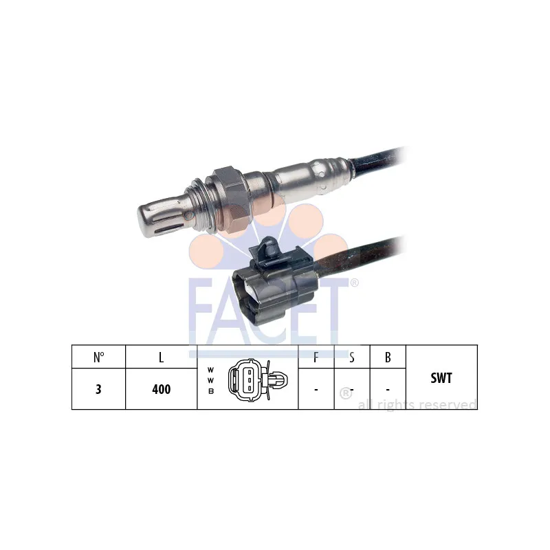 Sonde lambda FACET 10.7110