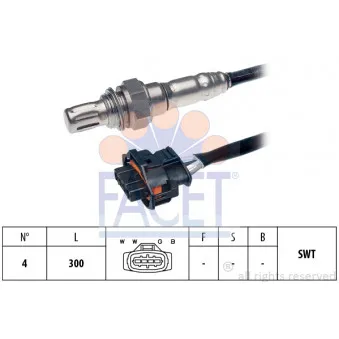 Sonde lambda FACET 10.7114