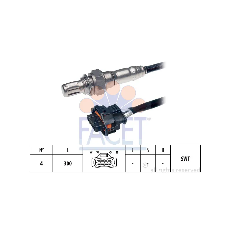 Sonde lambda FACET 10.7114