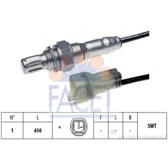 Sonde lambda FACET 10.7137