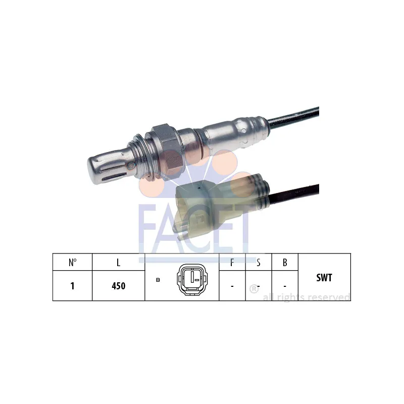 Sonde lambda FACET 10.7137