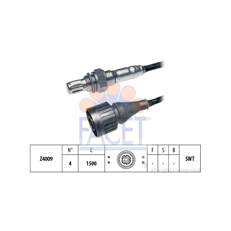 Sonde lambda FACET 10.7184