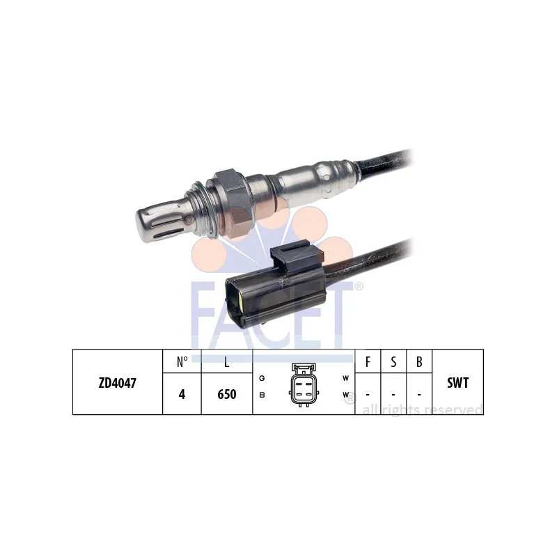 Sonde lambda FACET 10.7205
