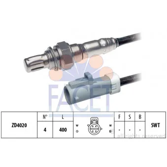 Sonde lambda FACET 10.7257