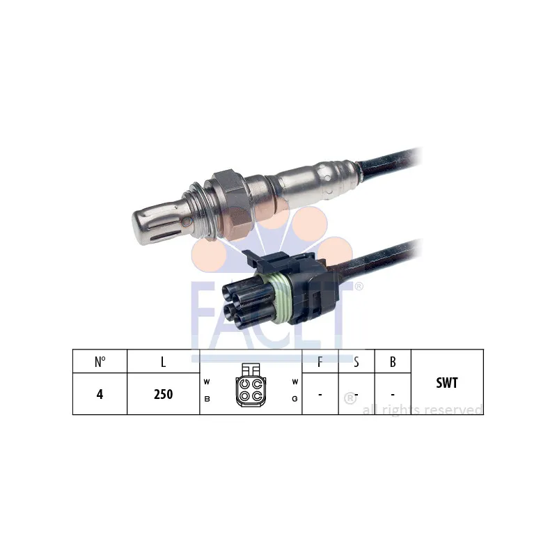 Sonde lambda FACET 10.7269