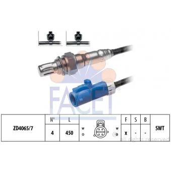 Sonde lambda FACET 10.7321