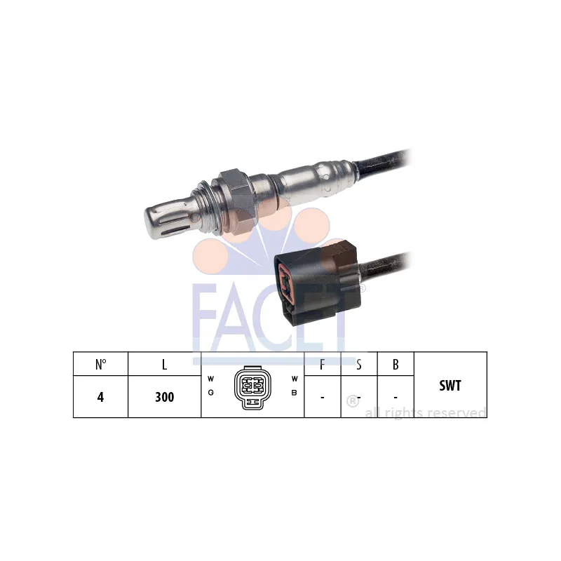 Sonde lambda FACET 10.7365