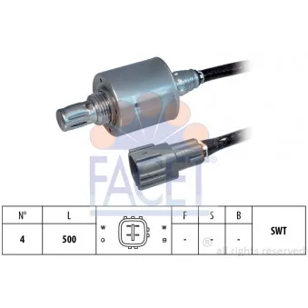 Sonde lambda FACET 10.7464