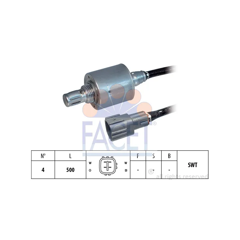 Sonde lambda FACET 10.7464