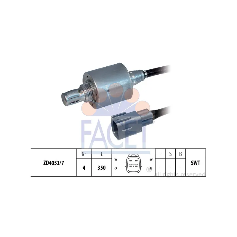 Sonde lambda FACET 10.7470