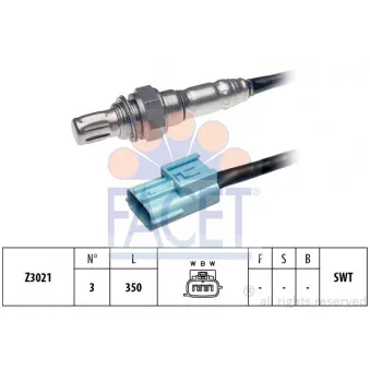 Sonde lambda FACET 10.7624