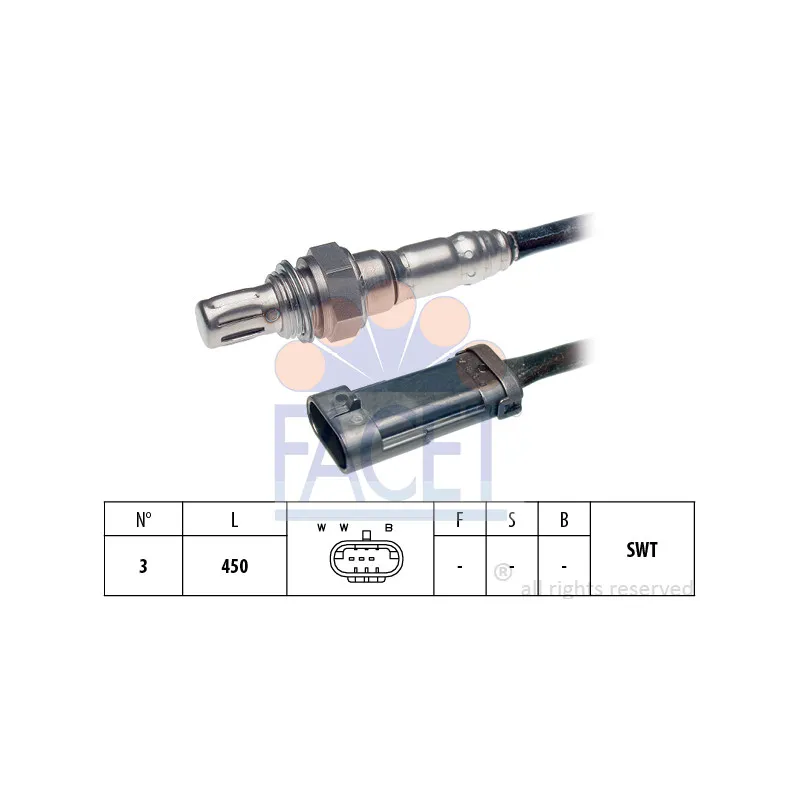 Sonde lambda FACET 10.7710