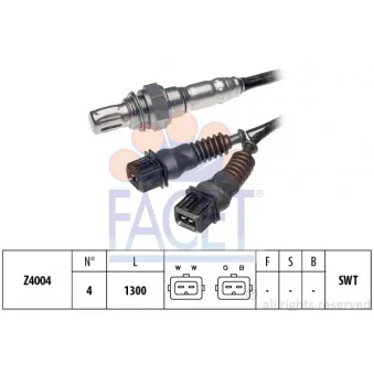 Sonde lambda FACET 10.7716