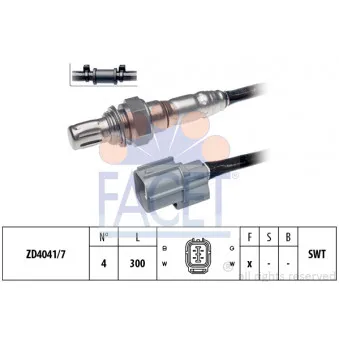 Sonde lambda FACET 10.7732