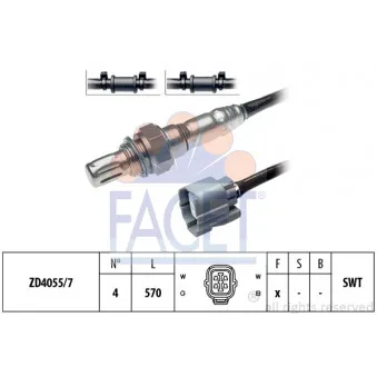 Sonde lambda FACET 10.7742