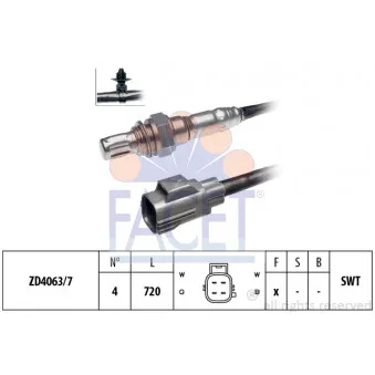 Sonde lambda FACET 10.7763