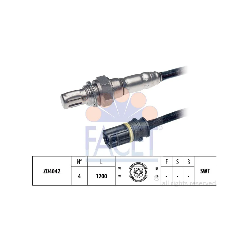Sonde lambda FACET 10.7776
