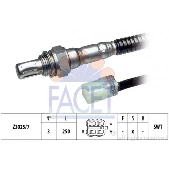 Sonde lambda FACET 10.7787