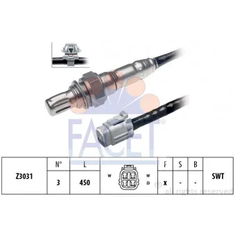 Sonde lambda FACET 10.7866