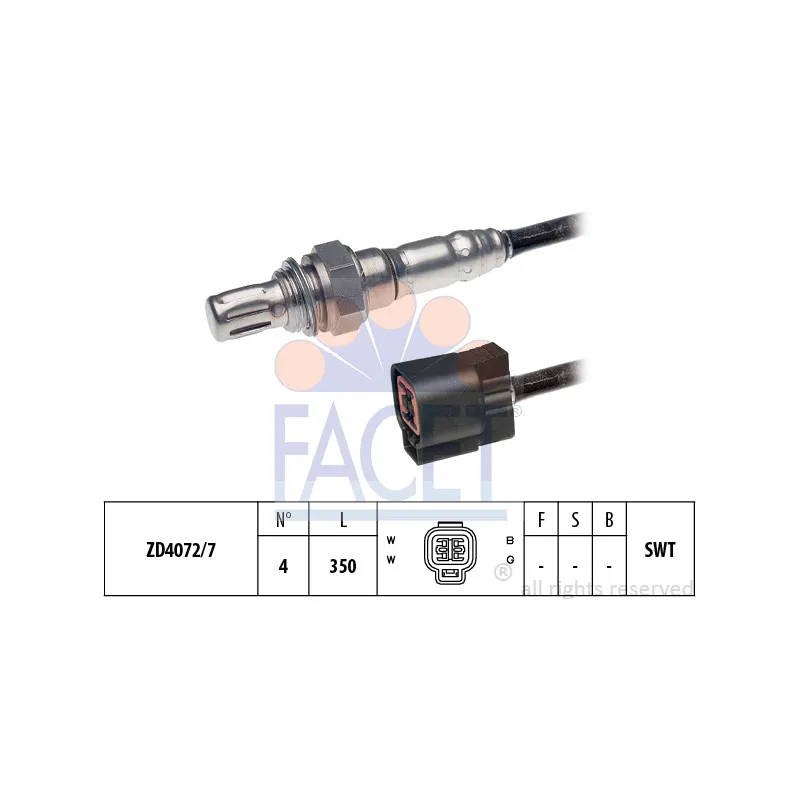 Sonde lambda FACET 10.7887