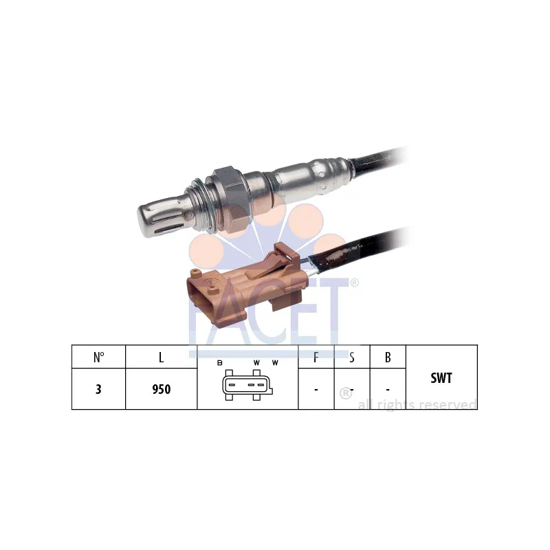 Sonde lambda FACET 10.7890