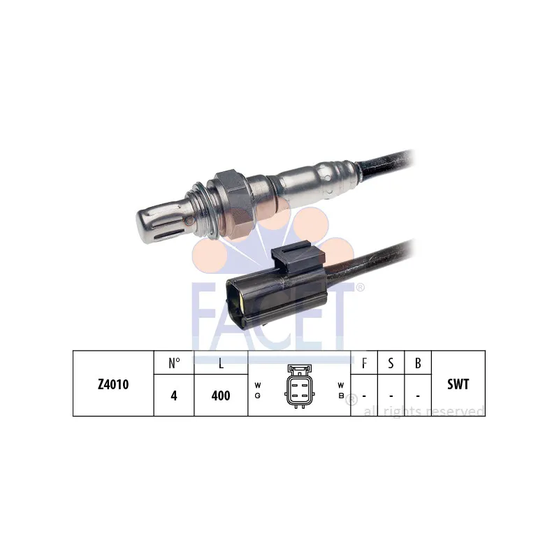 Sonde lambda FACET 10.7914