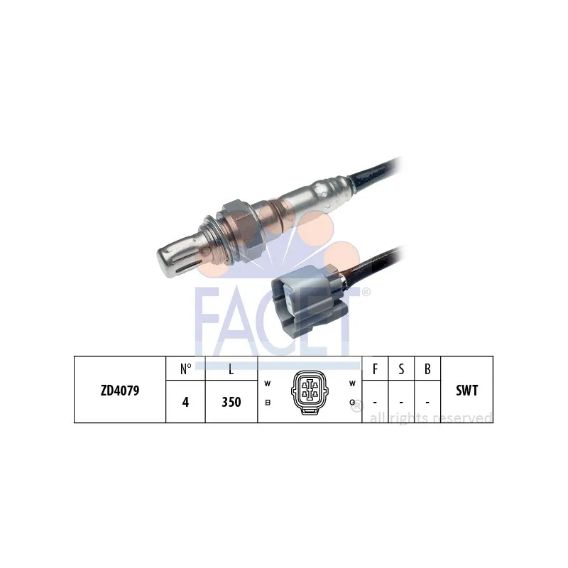 Sonde lambda FACET 10.7995