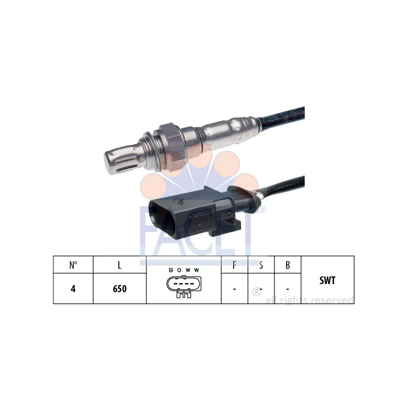 Sonde lambda FACET 10.7996