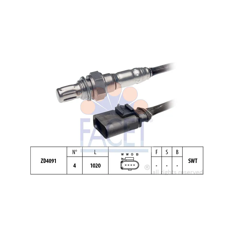 Sonde lambda FACET 10.8041