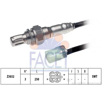Sonde lambda FACET 10.8059