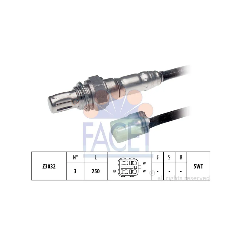 Sonde lambda FACET 10.8059