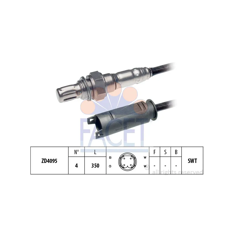 Sonde lambda FACET 10.8079