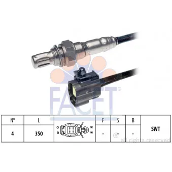 Sonde lambda FACET 10.8100