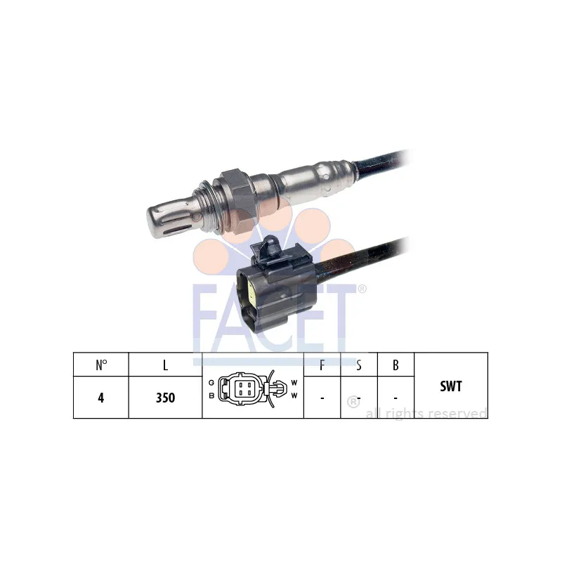 Sonde lambda FACET 10.8100