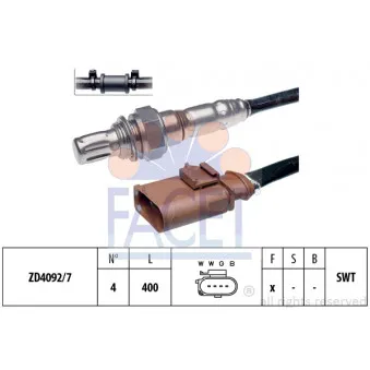 Sonde lambda FACET 10.8126